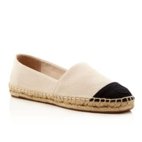 Tory Burch Color-Block Espadrille Flats - Picture 1 of 9